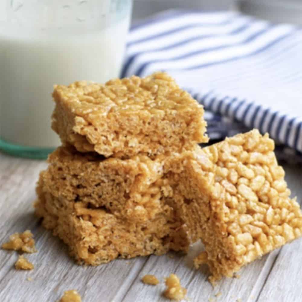 Peanut Butter Protein Rice Krispie Treats - BFD Nutrition